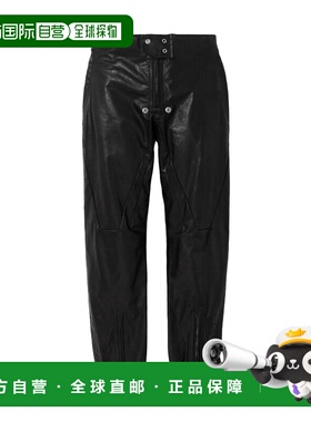 1h可退 香港直邮RICK OWENS 女士皮裤 RP01D2328LSU09 AW2023 黑