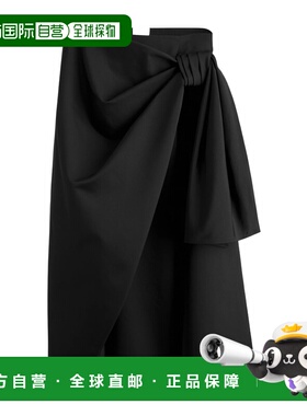 香港直邮Dior 垂褶半身裙 621J64A1376长裙a字裙