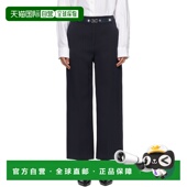 香港直邮MaxMara Novella 麦斯玛拉 1h可退 女士 海军蓝 长裤 252