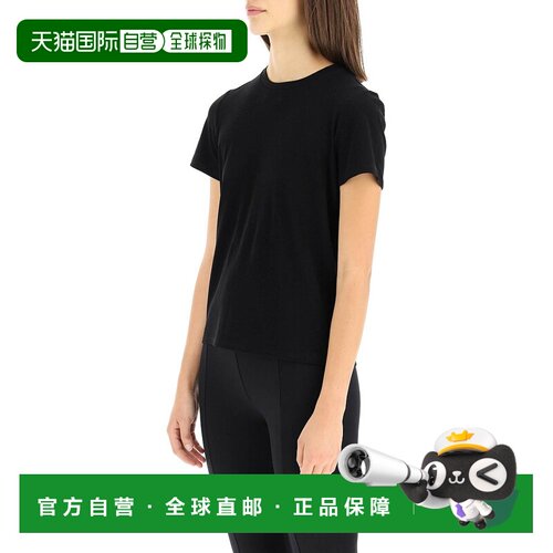 香港直邮The Row 黑色短袖T恤 852F911