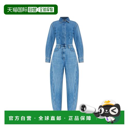 1h可退 香港直邮Givenchy 纪梵希 女士 长袖牛仔连体裤 BW517D516