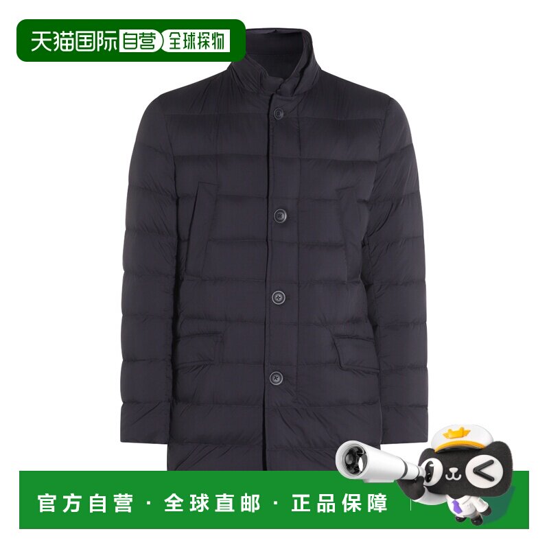 香港直邮Herno 男士 单排扣夹棉大衣夹克 PI007ULE12456Z