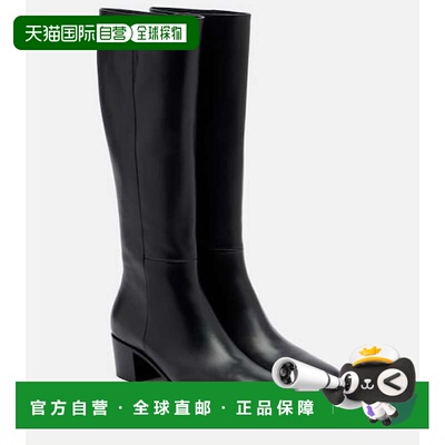 香港直邮Gianvito Rossi 吉安维托 罗西 女士 Spencer 及膝皮质靴