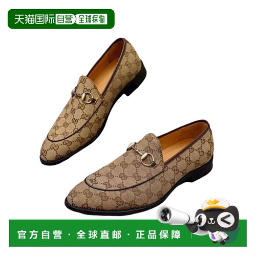 1h可退 香港直邮Gucci Jordaan乐福鞋 431467KY980古驰单鞋一脚蹬