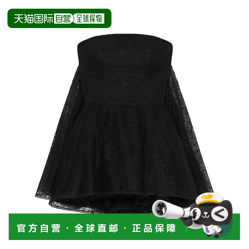 香港直邮Givenchy 迷你无肩带蕾丝连衣裙 BW22EM20HA