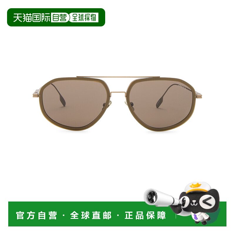 1h可退 美国直邮zegna 杰尼亚 男士 领航员太阳眼镜 EZ03055698E