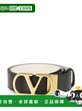 1h可退 香港直邮valentino 华伦天奴 女士 Garavani 黑色皮带 WT0