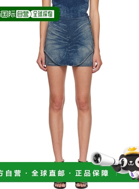 香港直邮Diesel 迪赛 女士 蓝色 De-Kayla-S 牛仔裙裤 A1902809M9