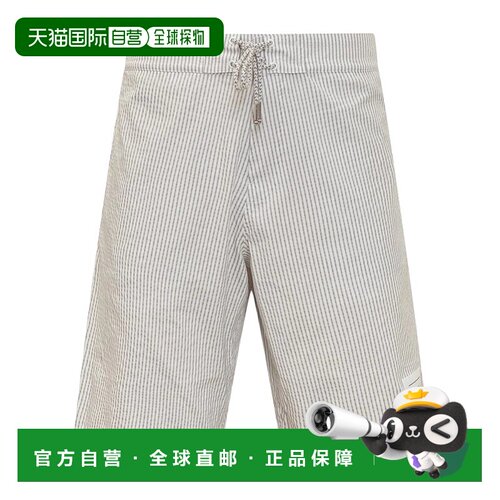 香港直邮Thom Browne 条纹系带沙滩短裤 MTT029AF0009休闲裤