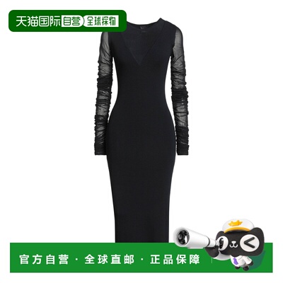 1h可退 香港直邮Pinko 品高 女士 紧身连衣裙 black黑色 舒适时尚