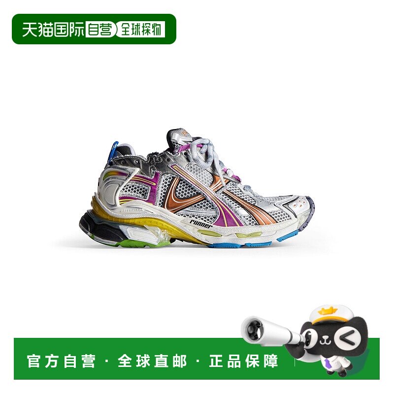 欧洲直邮BALENCIAGA（2025 年新品）男士灰色跑步运动鞋巴黎世家