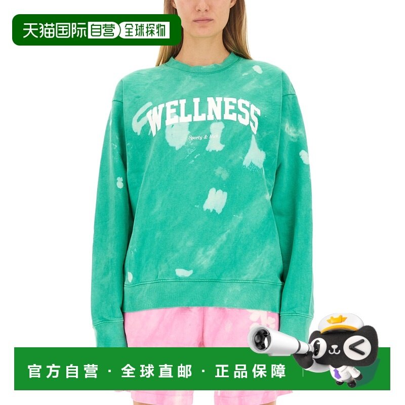 1h可退 香港直邮SPORTY & RICH 女士 带Logo运动衫 CR952TATAHITI,男装,卫衣,淘宝优惠券,粉丝福利购,淘宝优惠卷