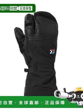 自营欧洲直邮Millet觅乐 TRILOGY ICON 三指 科技防水面料手套 黑