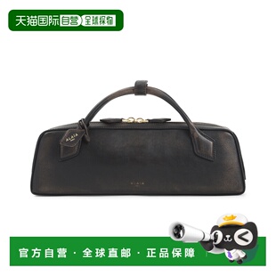 香港直邮alaia 棕色皮革手包 女士 CALF AA1S06026 TECKEL 1h可退