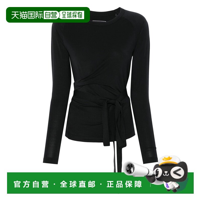 香港直邮Y-3 女士 长袖T恤 JD6003 BLACK黑色条纹 女装时尚舒适