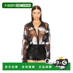 诺玛 卡玛丽 女士 1h可退 式 KAMALI 男友风领衬衫 香港直邮NORMA