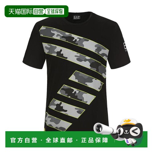 香港直邮EA7 EMPORIO ARMANI 男士T恤 3GPT25PJP6Z1200 SS2019