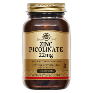 欧洲直邮Solgar吡啶甲酸锌片健康机体抵抗100片脂肪脂肪酸100片