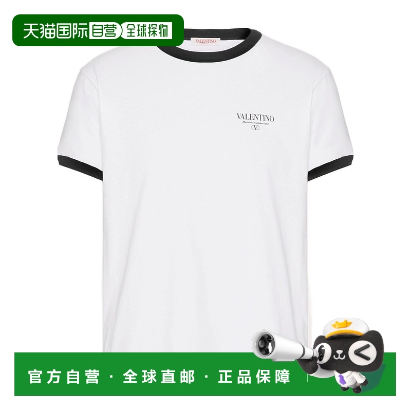 香港直邮Valentino 印花短袖 T 恤 5V3MG15ZA8E华伦天奴