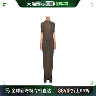 侧开衩连衣裙 香港直邮Rick Owens 蝙蝠袖 RO01C5607M34