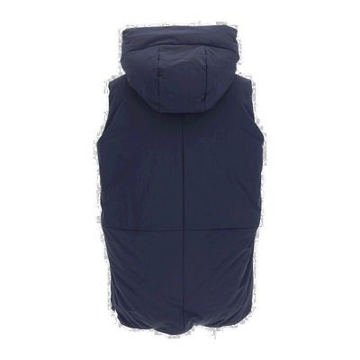 香港直邮Jil Sander 拉链连帽羽绒马甲 J40AF0012 J70008