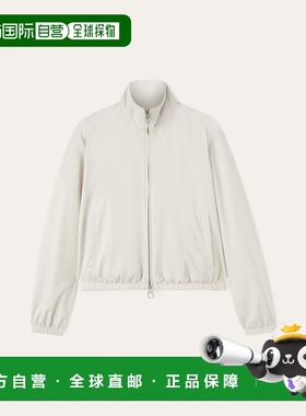 自营欧洲直邮Loro Piana 女士白色功能性面料夹克