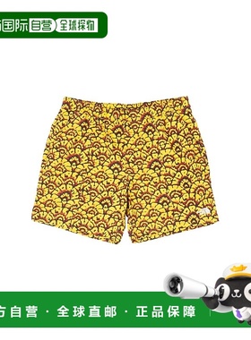 自营欧洲直邮The North Face北面 Class V系列男士黄色聚酯纤维花