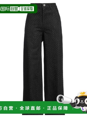 香港直邮Self-Portrait 女士 牛仔长裤 black黑色 舒适时尚