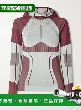 1h可退 香港直邮adidas 阿迪达斯 女士 TrueNature 连帽罗纹弹力