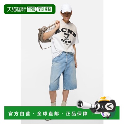 欧洲直邮ACNE (2025新品) Logo T恤短袖针织纯棉