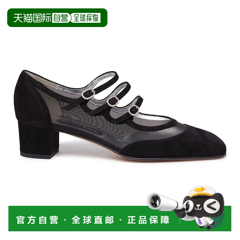1h可退 香港直邮Carel 女士 kinight 露跟芭蕾舞平底鞋 TJLD9BLKS