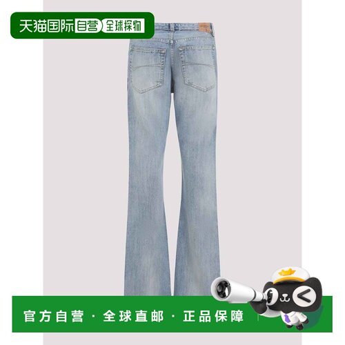 香港直邮BALENCIAGA 女士牛仔裤 814225TRW592540 SS2025 蓝色