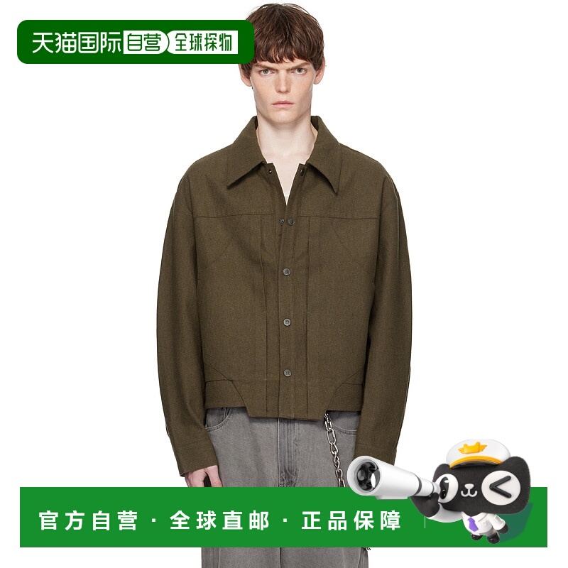 香港直邮Tom Ford 汤姆 福特 男士 卡其色 Dylan Oversized 夹克