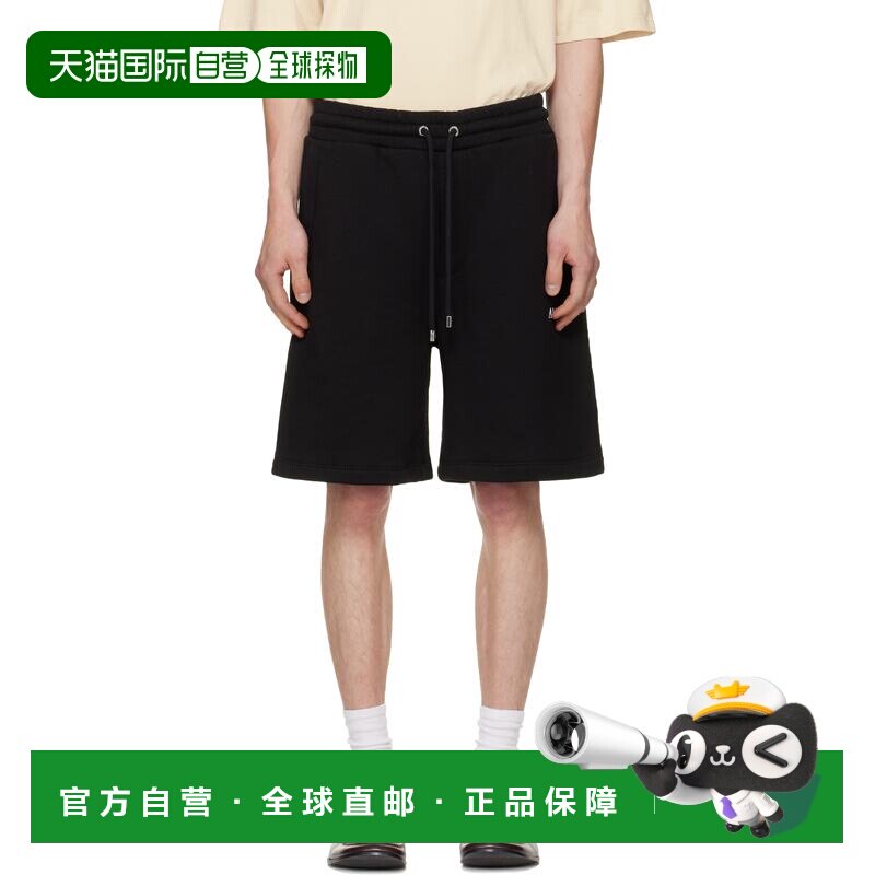 香港直邮AMIRI 男士 黑色 Relaxed Pull On 短裤 AM326SO007