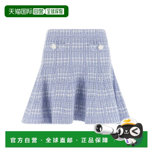 Self-Portrait 格纹半身裙 AW26146SKa字裙 【付后1h可退】