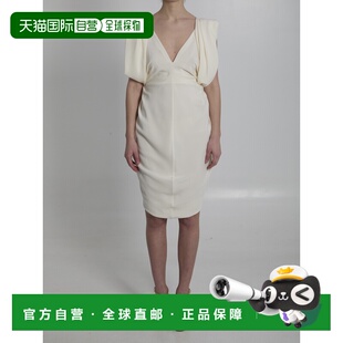 绉纱酒会礼服 香港直邮versace marocaine 女士 10246351A 范思哲