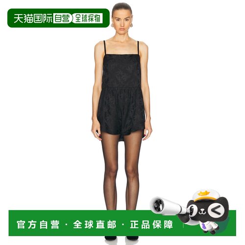 香港直邮Bode 女士 Football Teddy 提花连身裤 WRF24JS003吊带