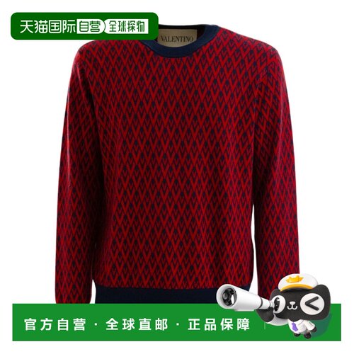 香港直邮VALENTINO 男士针织衫 VKC33KAR0BR5 AW202支付后1h可退