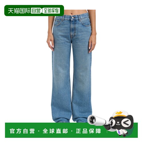香港直邮HAIKURE 女士牛仔裤直筒裤 AW2025 MHEW03185DF179L0882