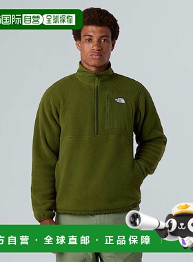 自营欧洲直邮北面 Yumiori Off-Peak男士半拉链抓绒外套 THE NORT