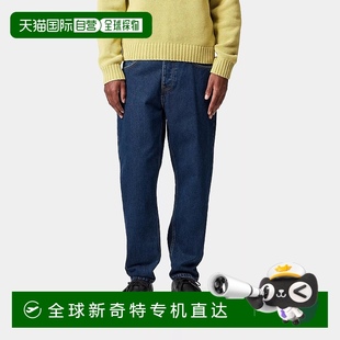 牛仔 欧洲直邮Carhartt Wip 男士 蓝色棉休闲裤