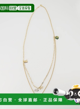 1h可退 香港直邮Burberry 巴宝莉 女士 Collier rang 双吊饰 8112