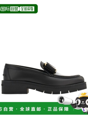 1h可退 香港直邮FERRAGAMO/菲拉格慕 25FW Bara 蝴蝶结乐福鞋 Wom