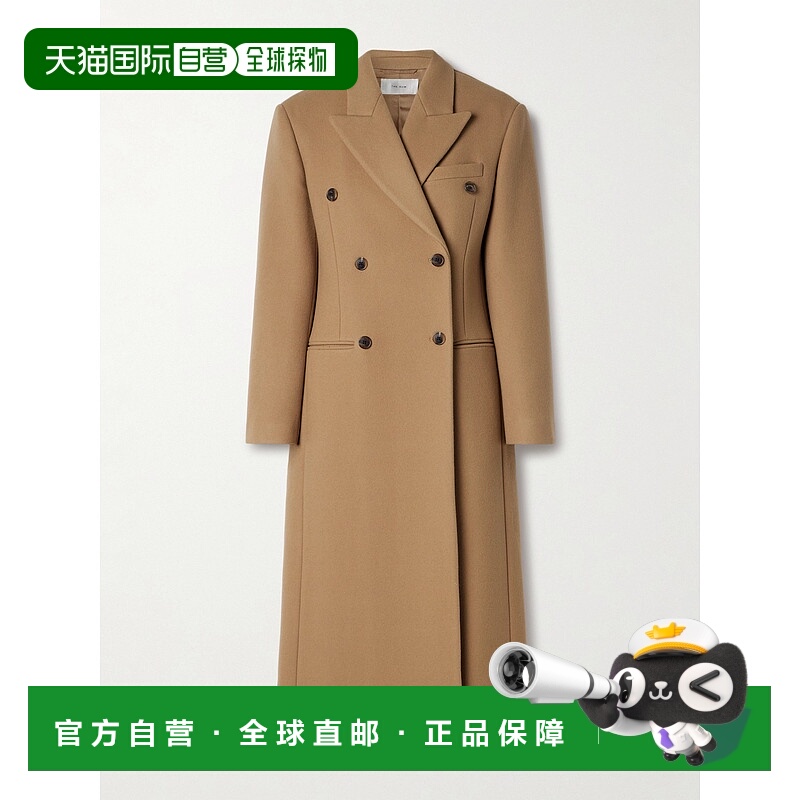 1h可退 香港直邮The Row 女士 Duras 双排扣羊毛大衣 8395W3503