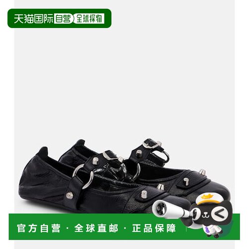 1h可退 香港直邮Balenciaga 巴黎世家 女士 Le City 皮质玛丽珍平