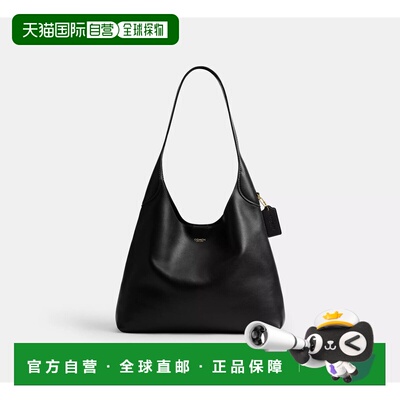 自营欧洲直邮Coach蔻驰 女士黑色Brooklyn 34 单肩包手提包