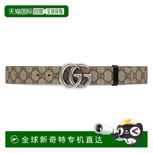 古馳 男士 92TIN 9769 627055 腰帶 歐洲直郵GUCCI 雙G帶 25春夏