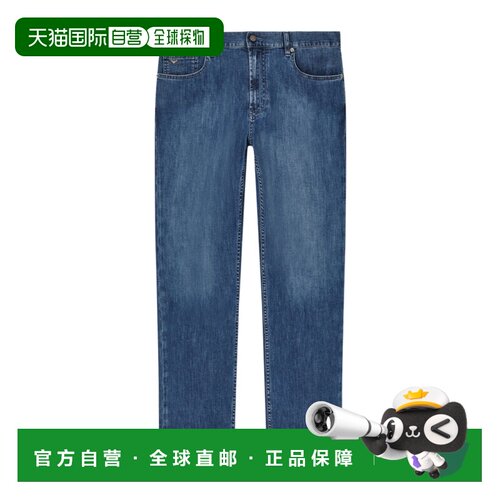 1h可退 Emporio Armani 常规版型牛仔裤 EM000763AF22814直筒裤