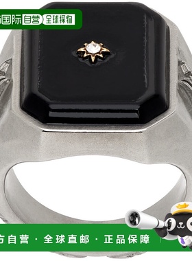1h可退 香港直邮Maison Margiela 马丁 马吉拉 男士 银色图章戒指