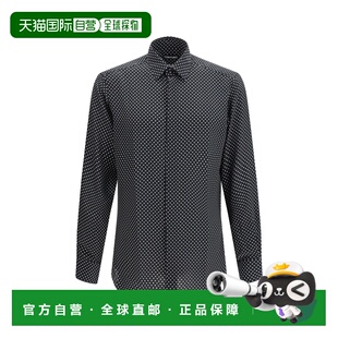 1h可退 香港直邮Tom Ford 汤姆 福特 男士 双绉波尔卡圆点衬衫 HR